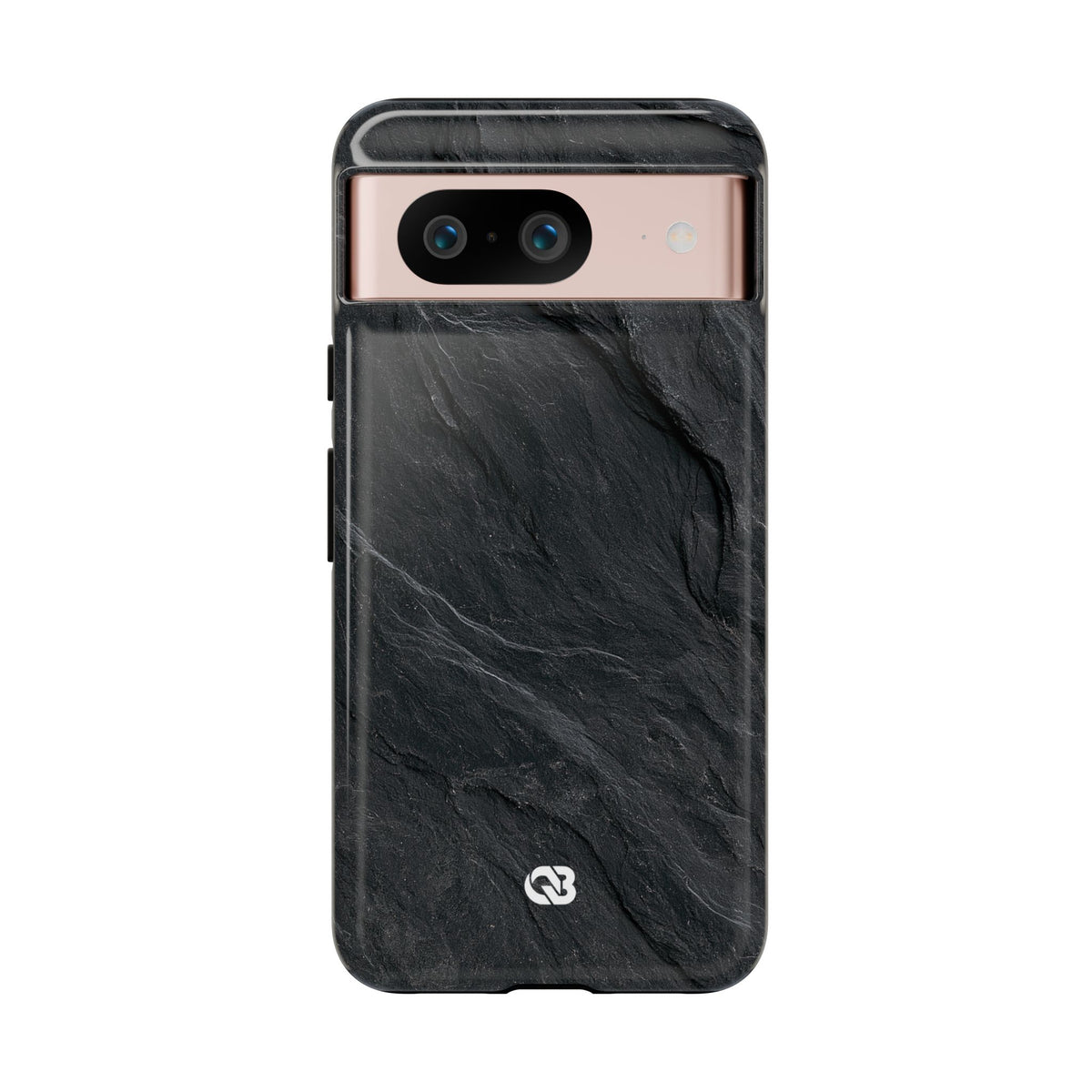 Dark Slate Strata · Tough Phone Case for Pixel ·  Black