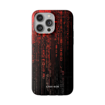 Crimson Glyphs iPhone 14 Pro Max Case - Soft