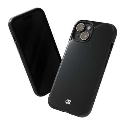 Black Tough Phone Case for iPhone - Obsidian Lunar Arch