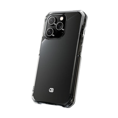 Obsidian Horizon · Clear Impact Magnetic Phone Case for iPhone ·  Black