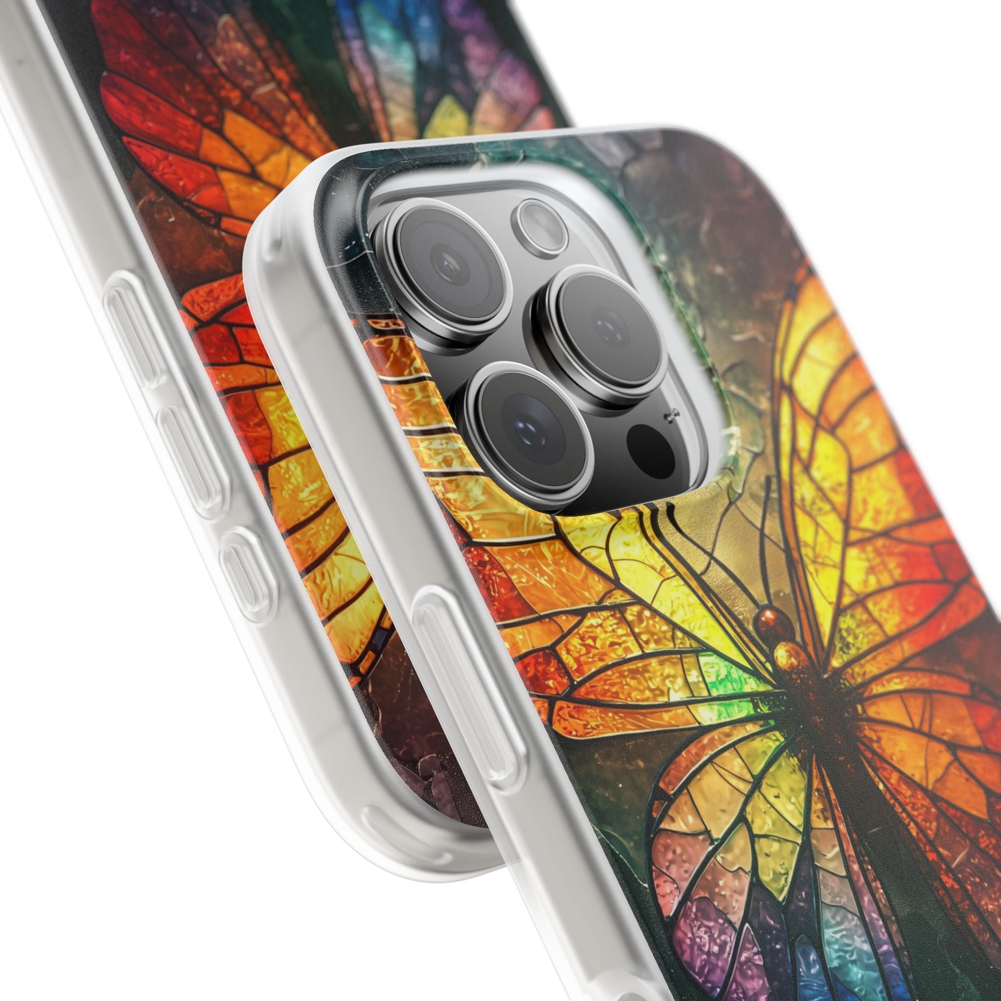 Shattered Prism Butterfly · Soft Phone Case for iPhone