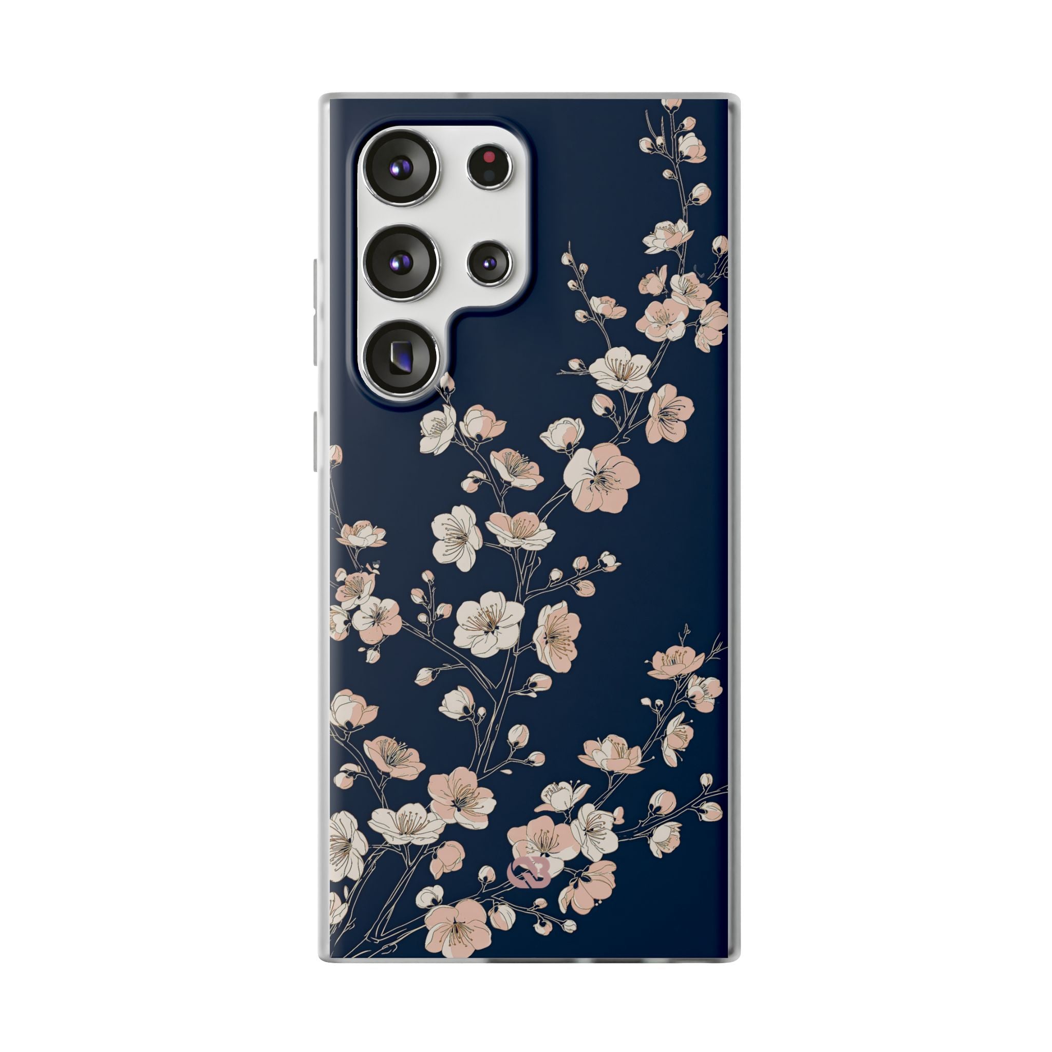 Blue Lite Phone Case for Samsung - Midnight Peach Sakura