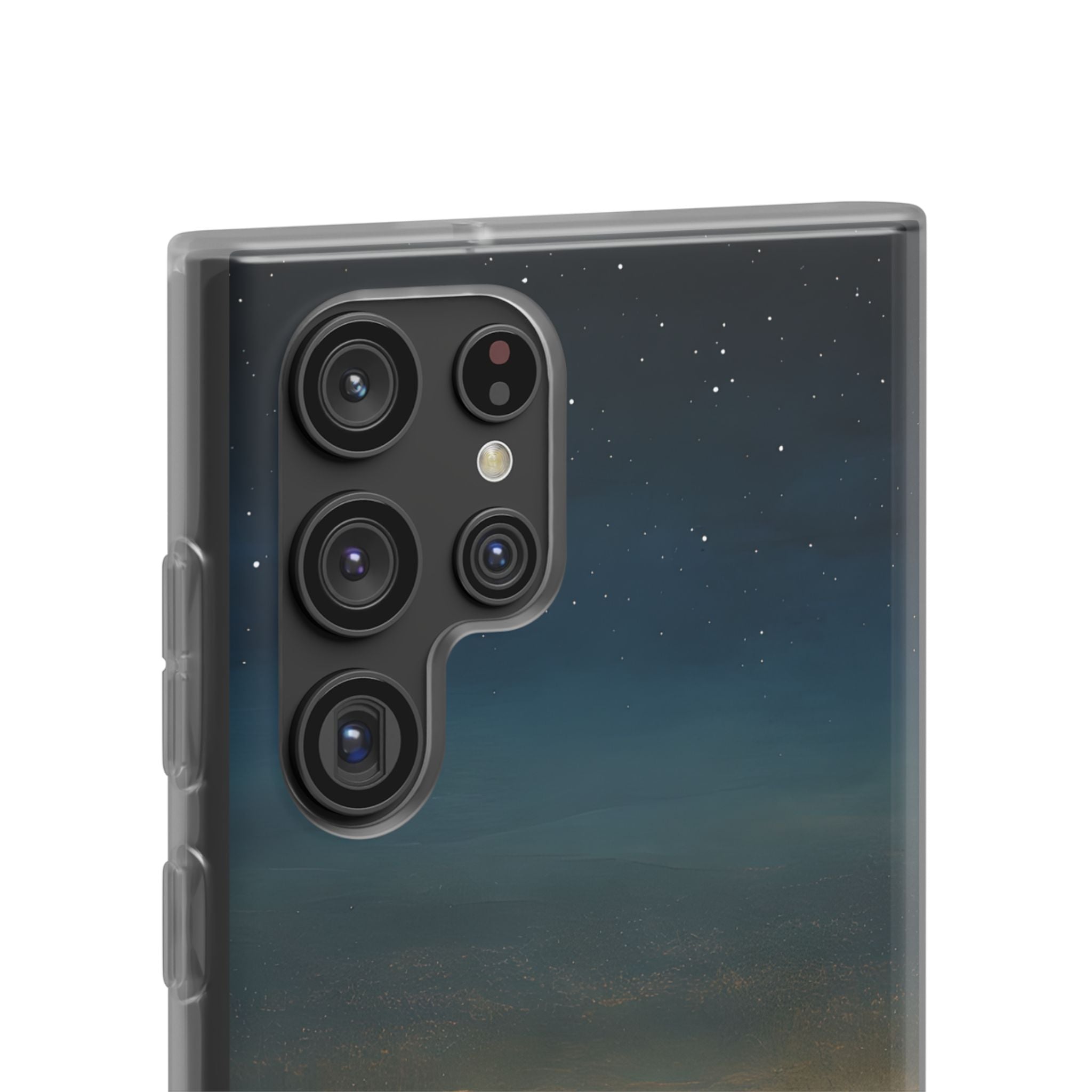 Midnight Cabin Glow · Soft Phone Case for Samsung