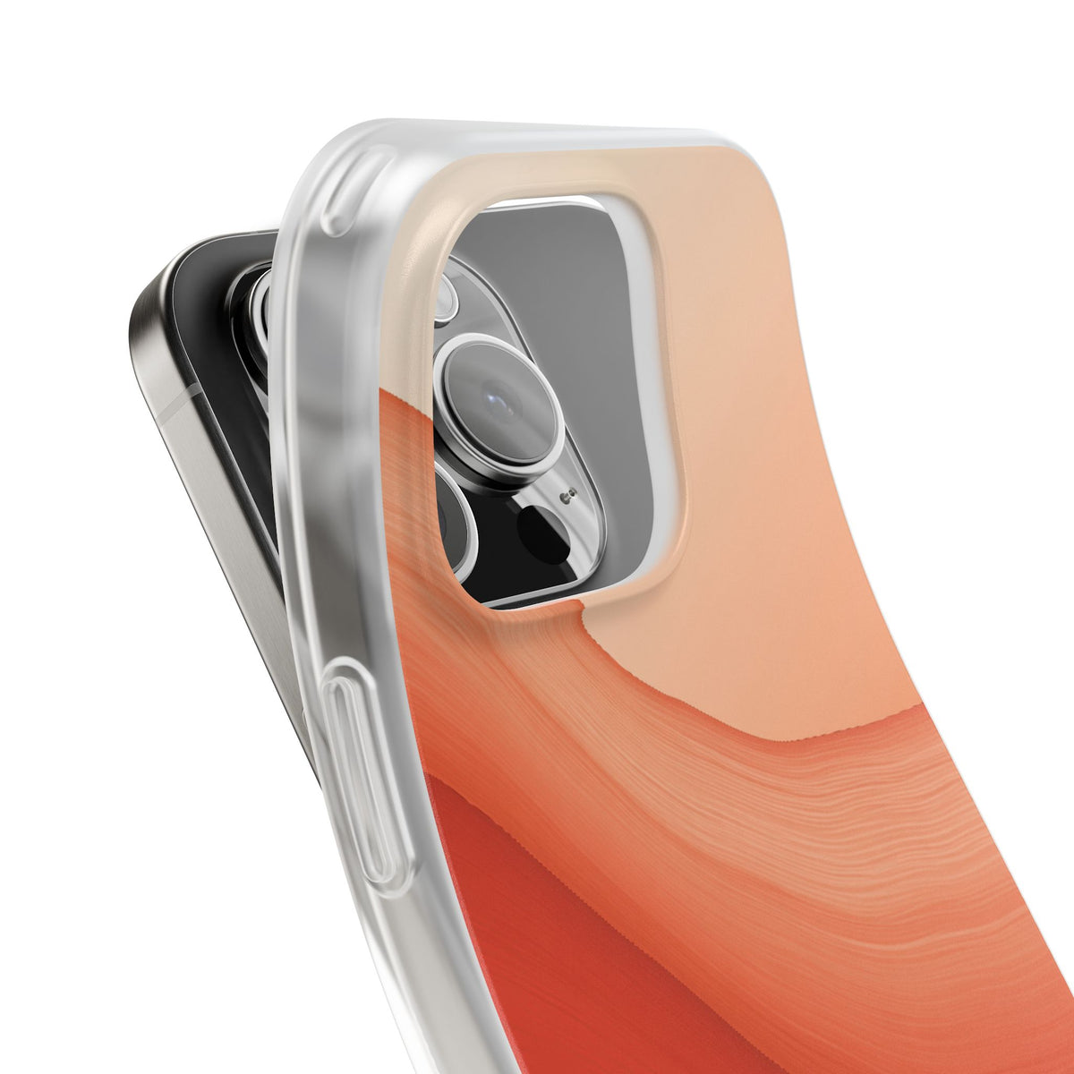 Terracotta Flow · Lite Phone Case for iPhone ·  Orange