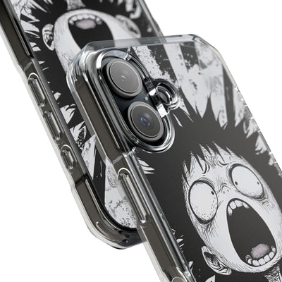 Chaotic Monochrome Scream · Impact etui na iPhone · Magsafe