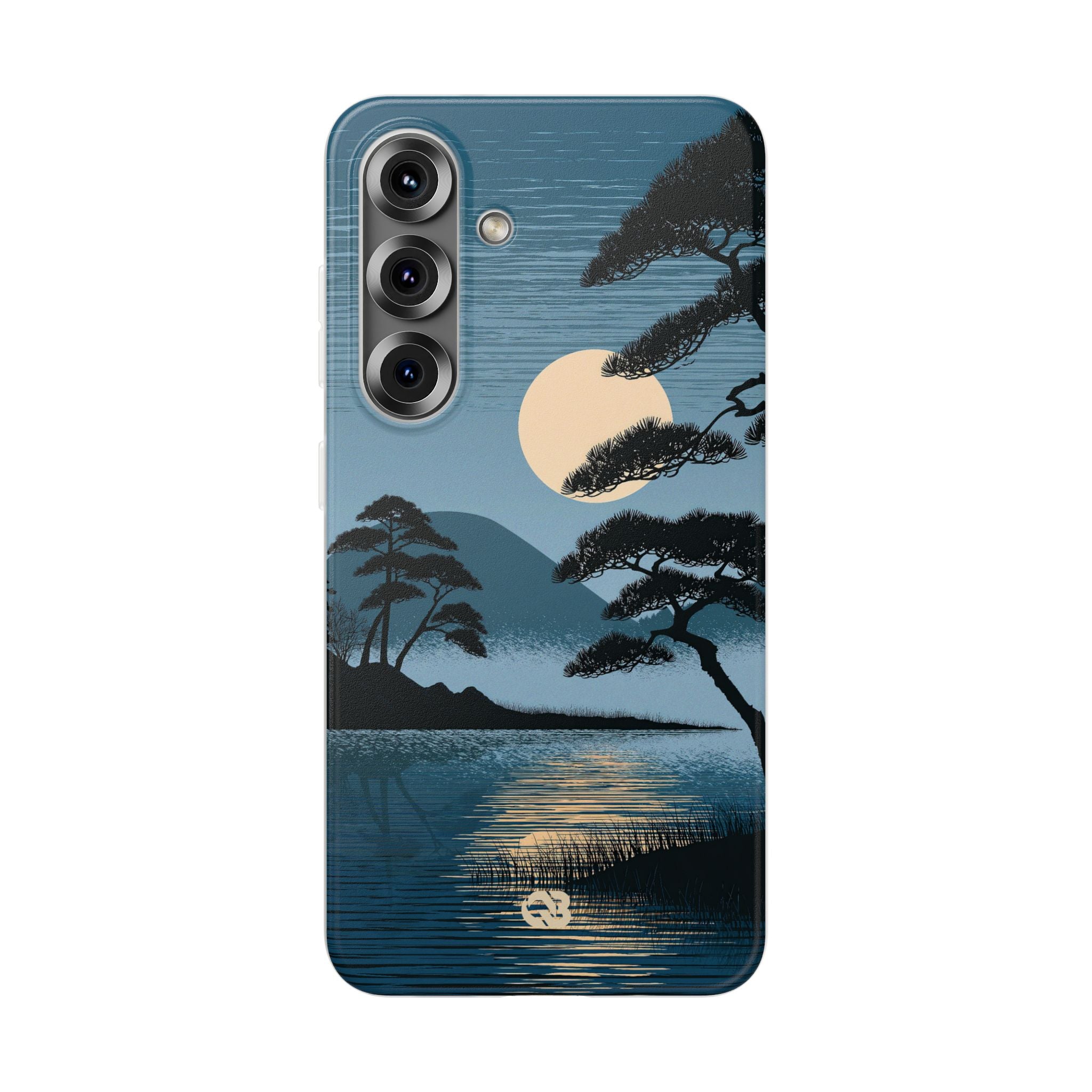 Blue Lite Phone Case for Samsung - Midnight Kyoto Pine