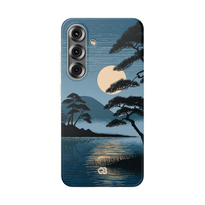 Blue Lite Phone Case for Samsung - Midnight Kyoto Pine