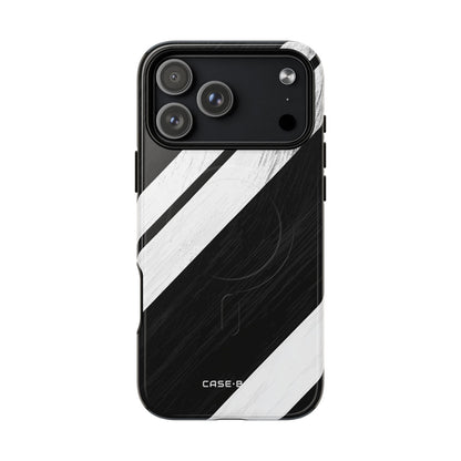 Distressed Stripe Motion iPhone 17 Pro Max Case - Tough+ - CASE•BOB