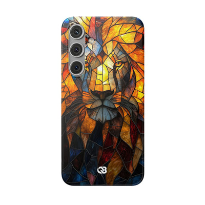 Amber Glass Lion · Soft Coque de téléphone pour Samsung