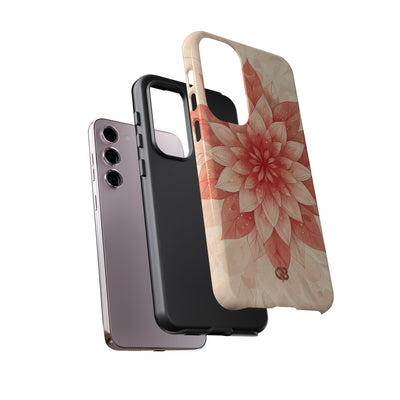 Coral Layered Bloom · Tough Handyhülle für Samsung