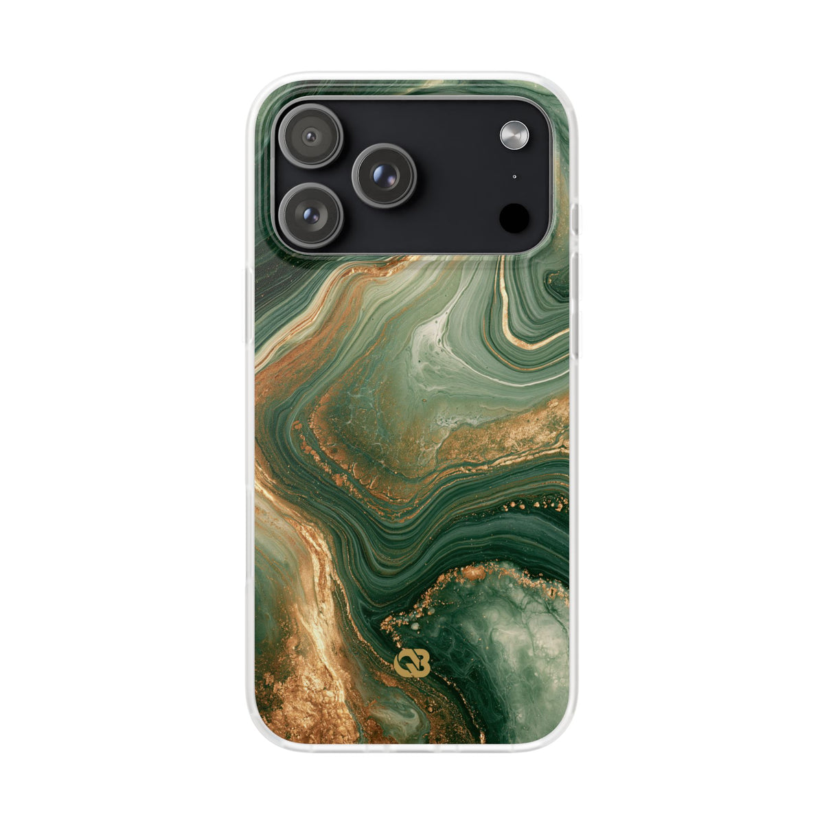 Jade Suminagashi · Lite Phone Case for iPhone ·  Green