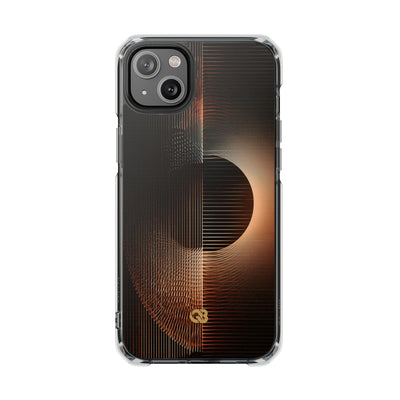 Amber Meridian · Clear Impact Magnetic Phone Case for iPhone · Black