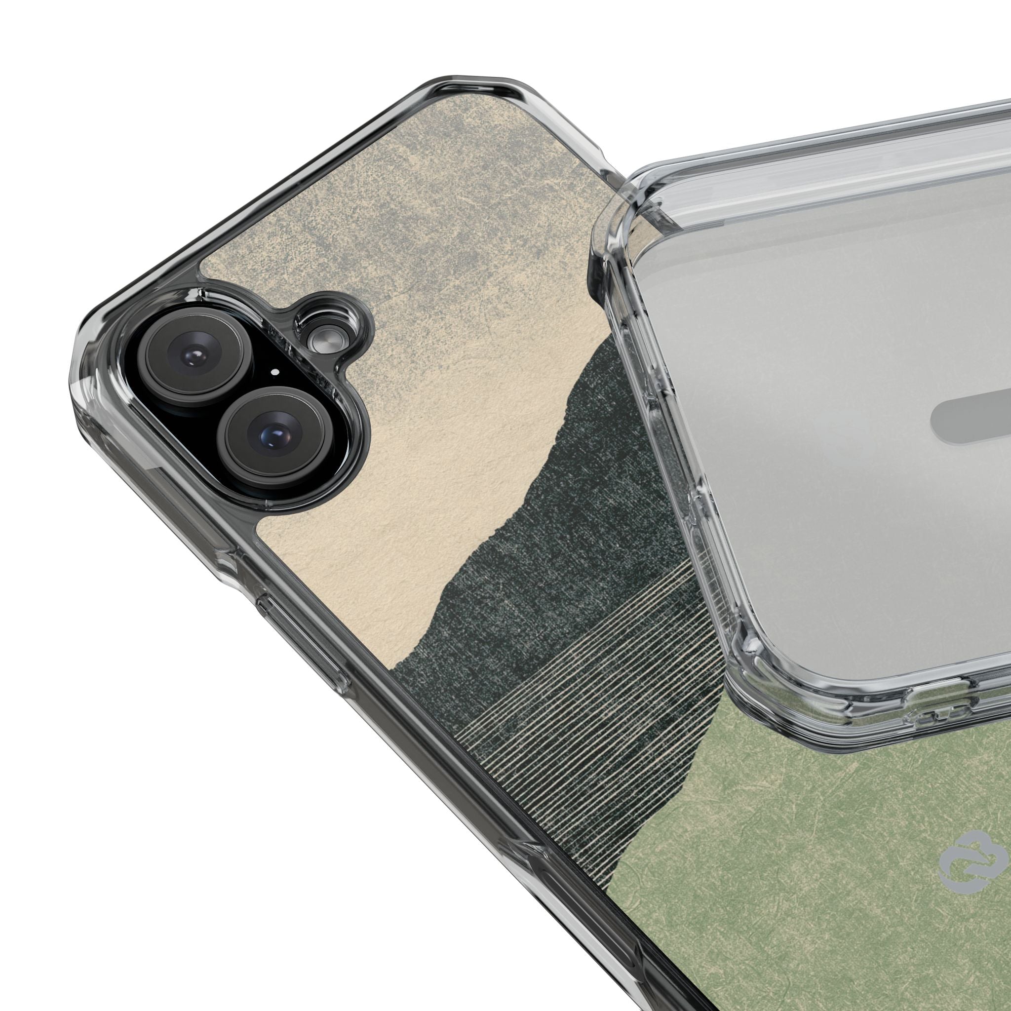 Green Impact MagSafe Phone Case for iPhone - Moss Ridge Grain