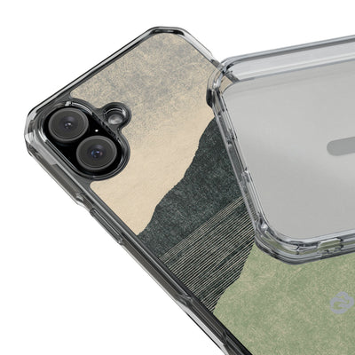 Green Impact MagSafe Phone Case for iPhone - Moss Ridge Grain