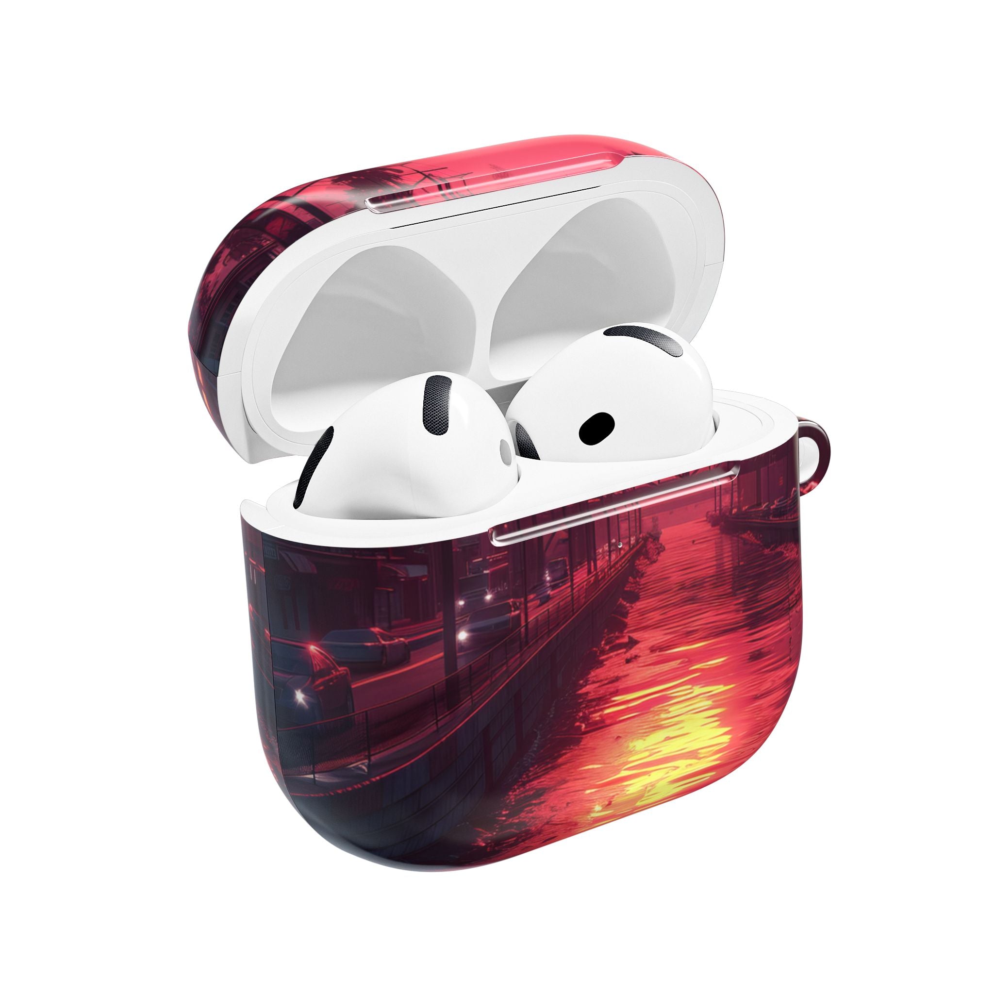 Yellow Moon Reflection - AirPods Case