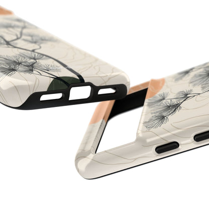 Spiky Tree Sunset Google Pixel 8 Case - Tough