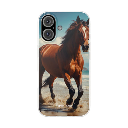Blazing Horse iPhone 16 Case - Soft