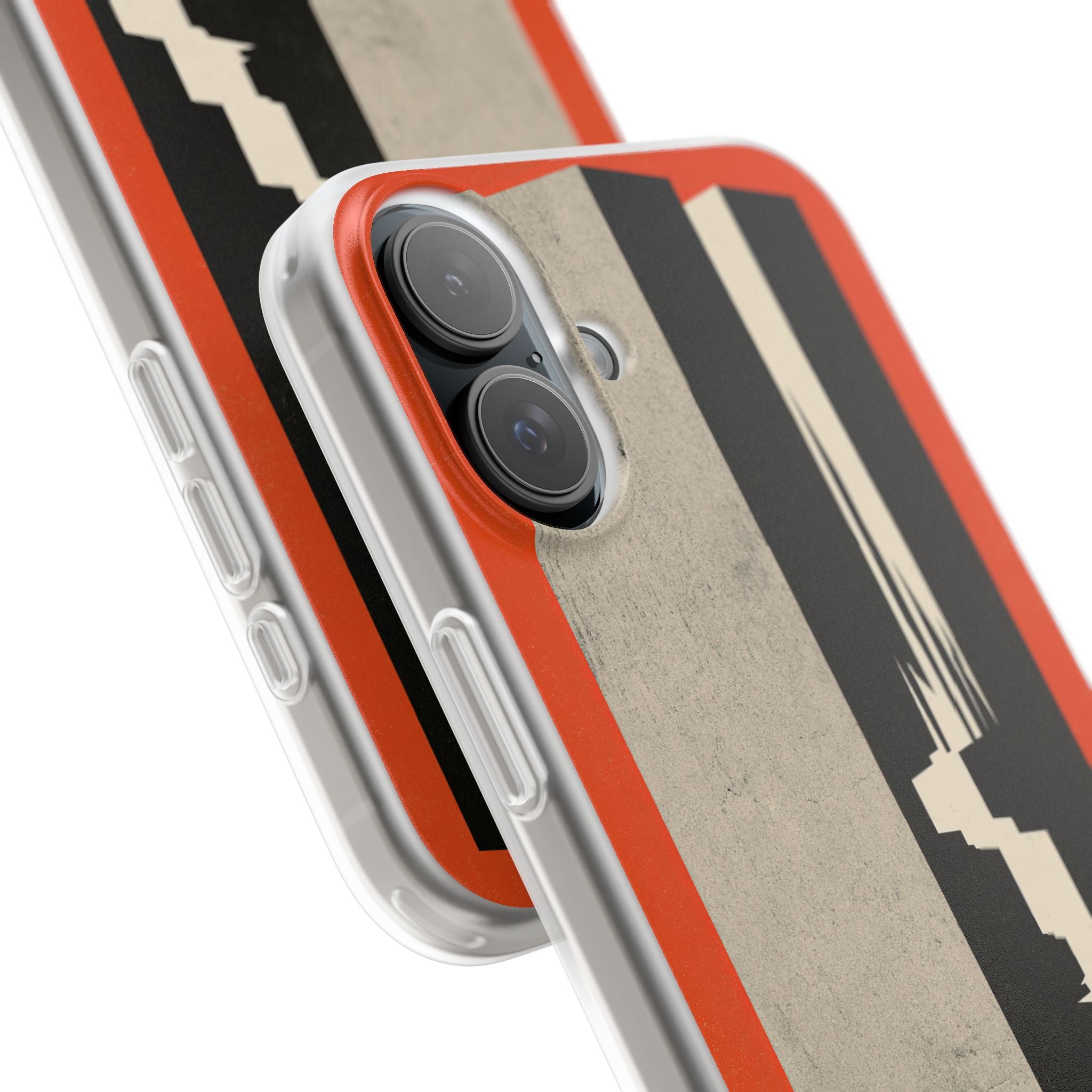 Orange Lite Phone Case for iPhone - Orange Monolith Rift