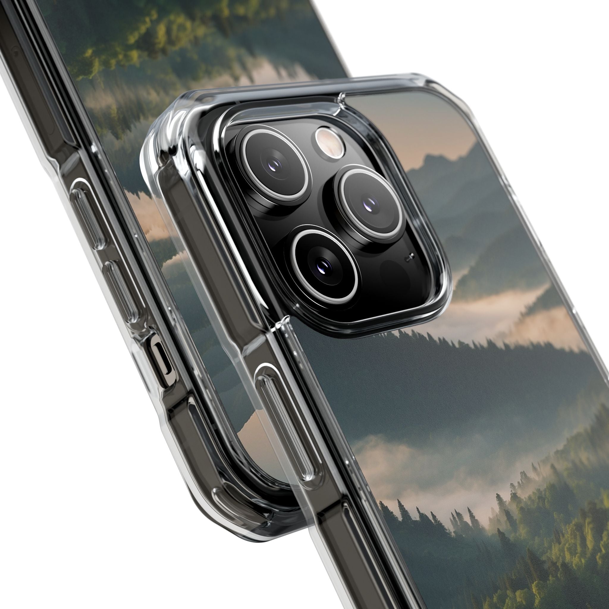 Foggy Mountain Ridge · Impact Handyhülle für iPhone · Magsafe