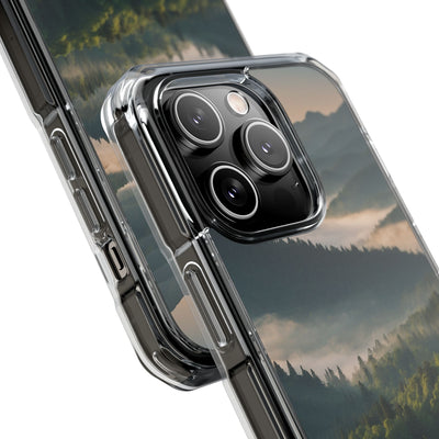 Foggy Mountain Ridge · Impact Handyhülle für iPhone · Magsafe