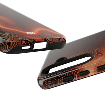 Caldera Ridge · Tough Phone Case for Samsung · Orange