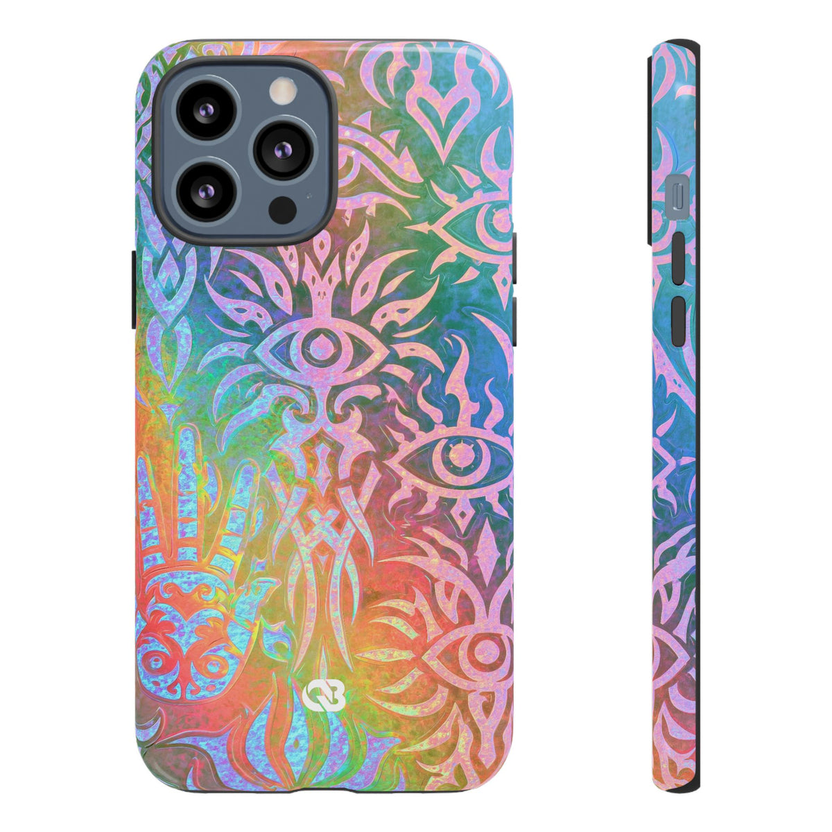 Chromatic Mystic Sigil · Tough Phone Case for iPhone · Blue
