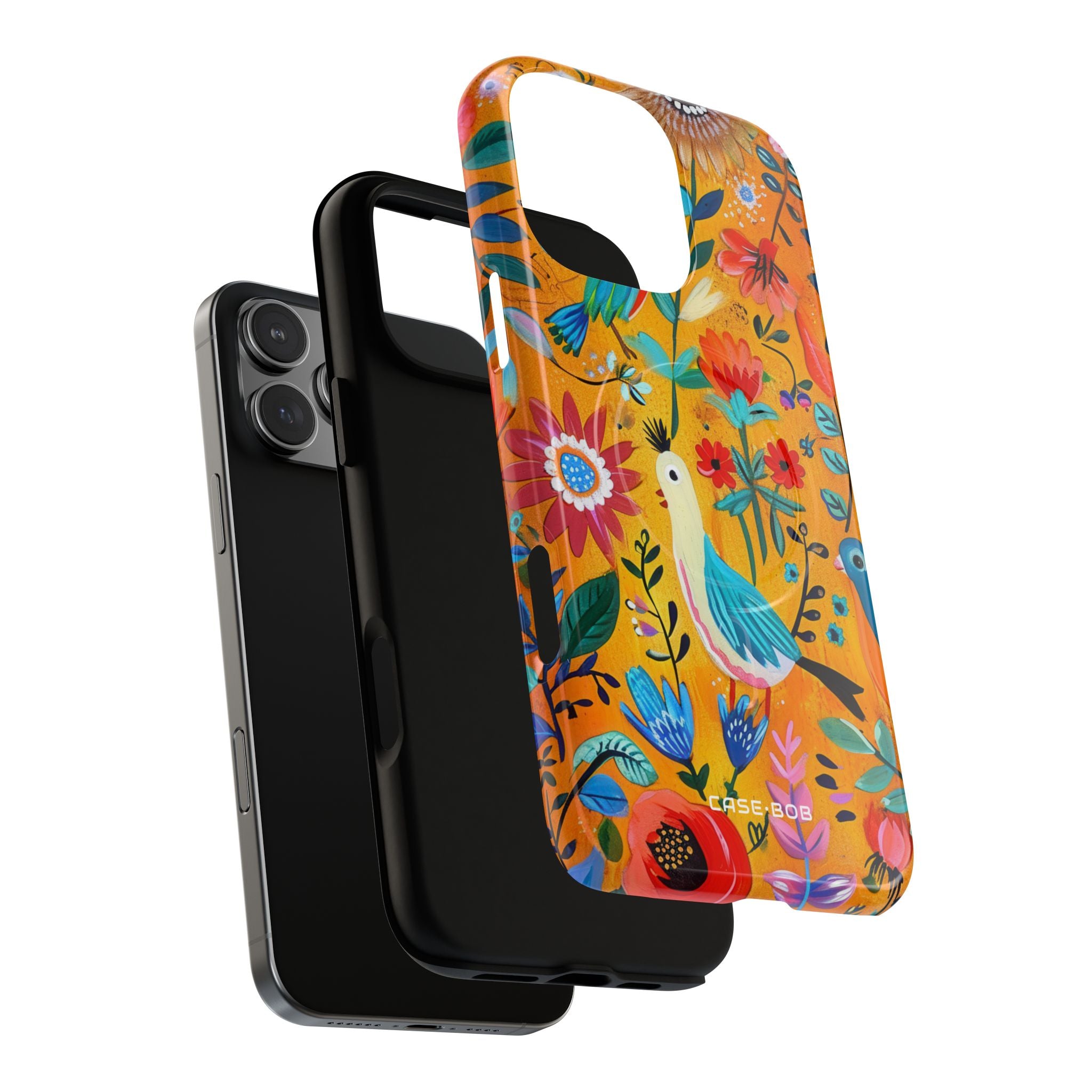 Colorful Birds Bloom iPhone 16 Pro Max Case - Tough+