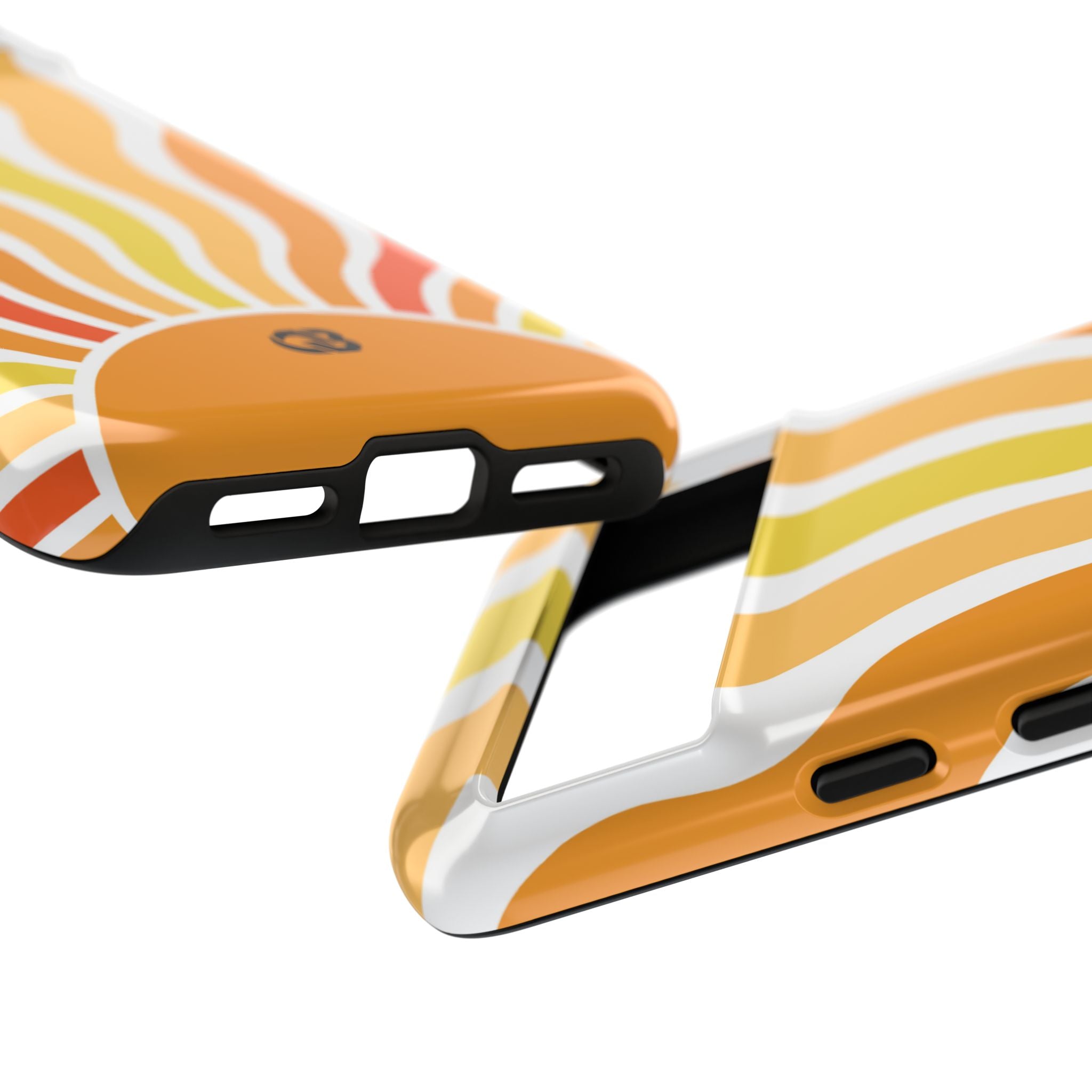 Amber Solar Waves · Tough Phone Case for Google Pixel