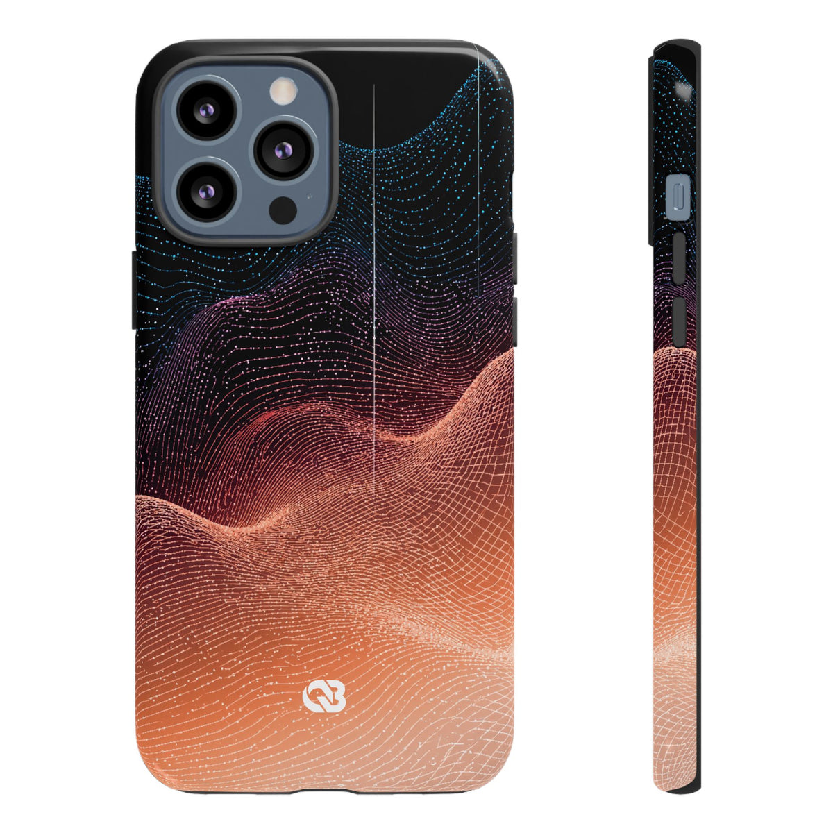 Spectral Elevation · Tough Phone Case for iPhone · Orange