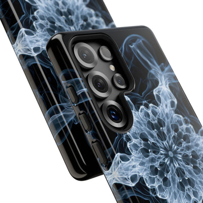 Blue Tough Phone Case for Samsung - Glacial Smoke Crown