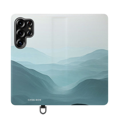Teal Ridge Layers - Samsung S25 Ultra Case - Lompakko