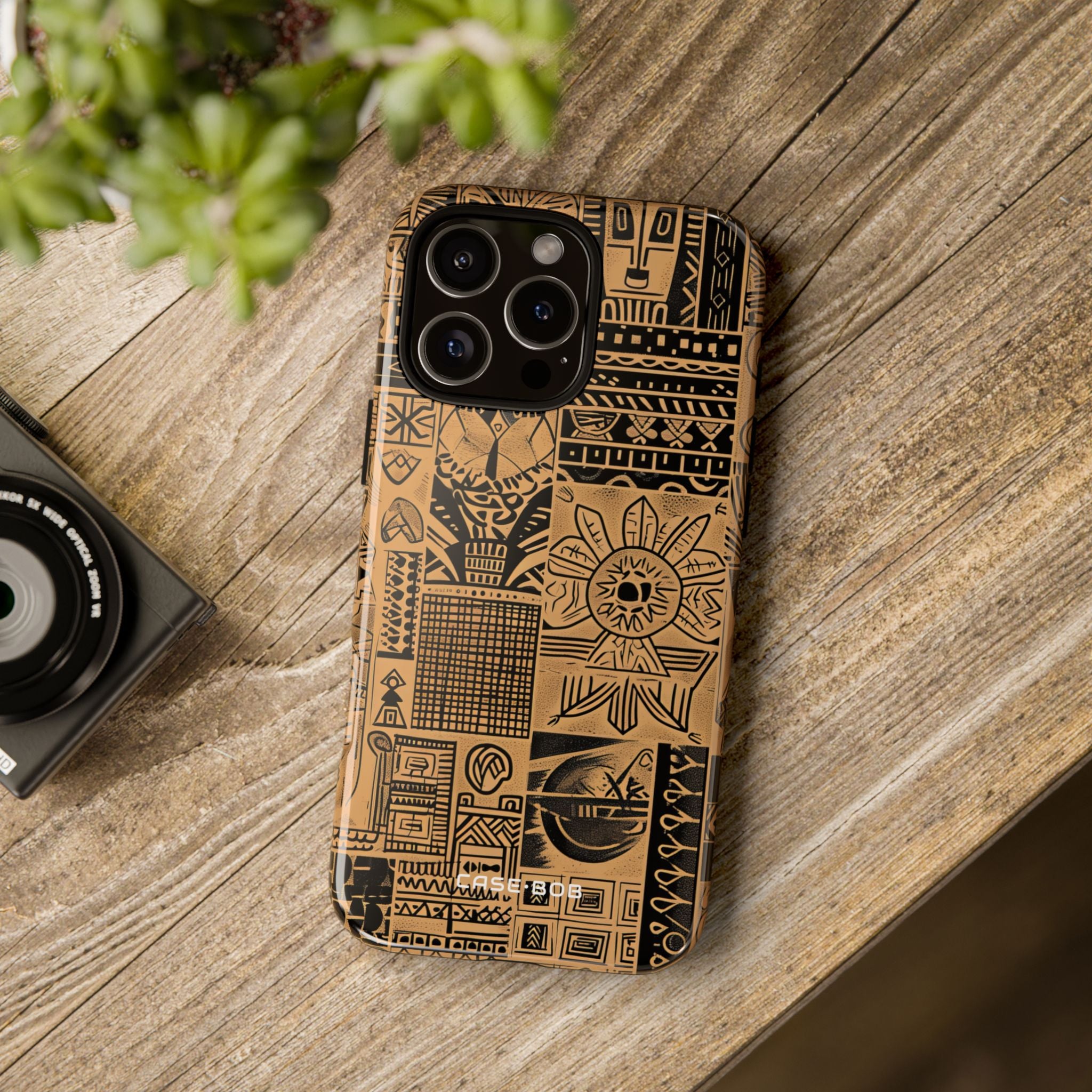 Tribal Faces iPhone 16 Pro Max Cover - Tough