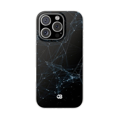 Black Lite Phone Case for iPhone - Arctic Neural Mesh