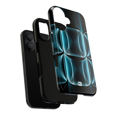 Translucent Cyber Grid · Tough Phone Case for iPhone · Teal
