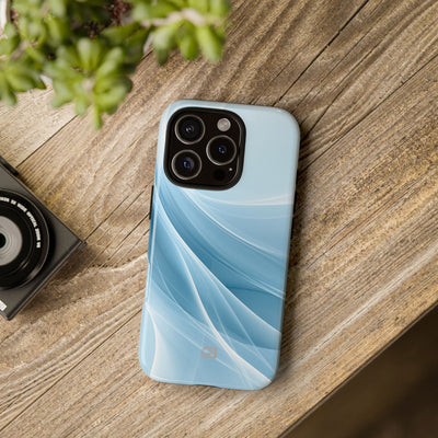 Blue Tough Phone Case for iPhone - Arctic Silk Drift