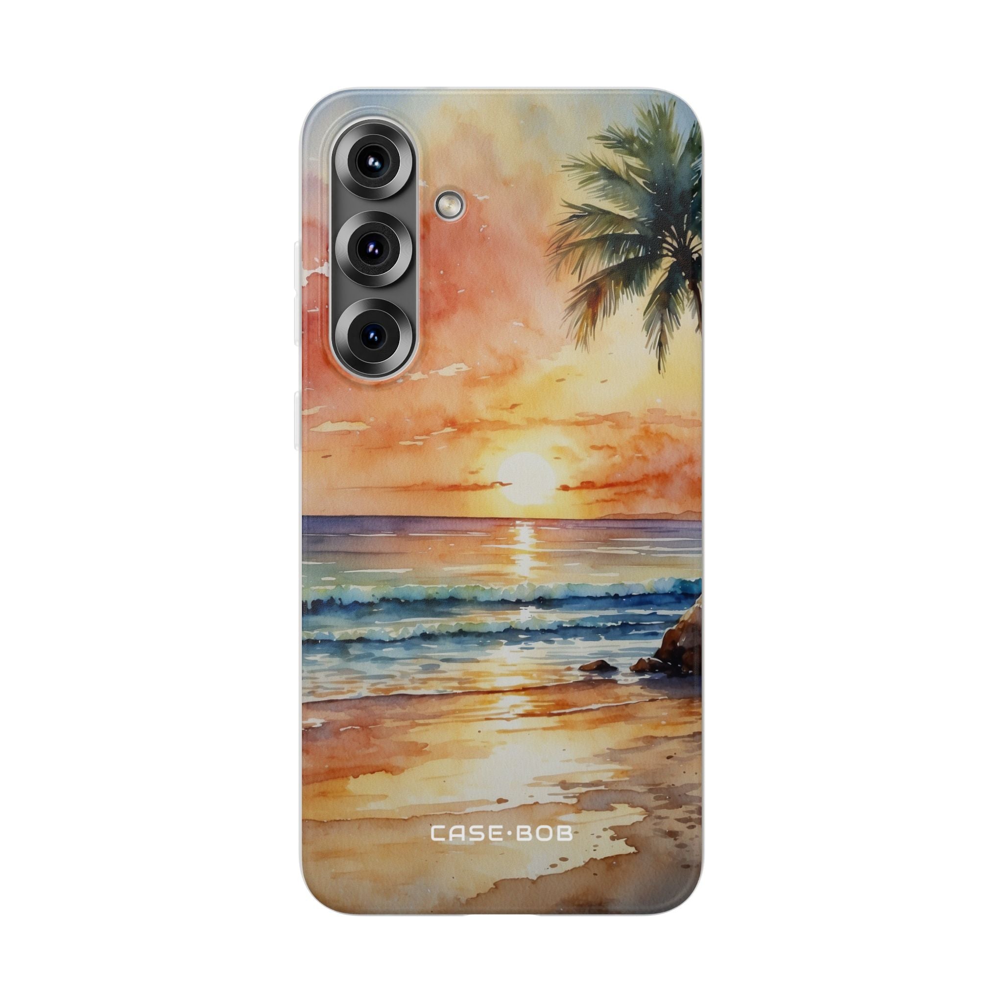 Sunset Palm Samsung S25 Plus Case - Soft