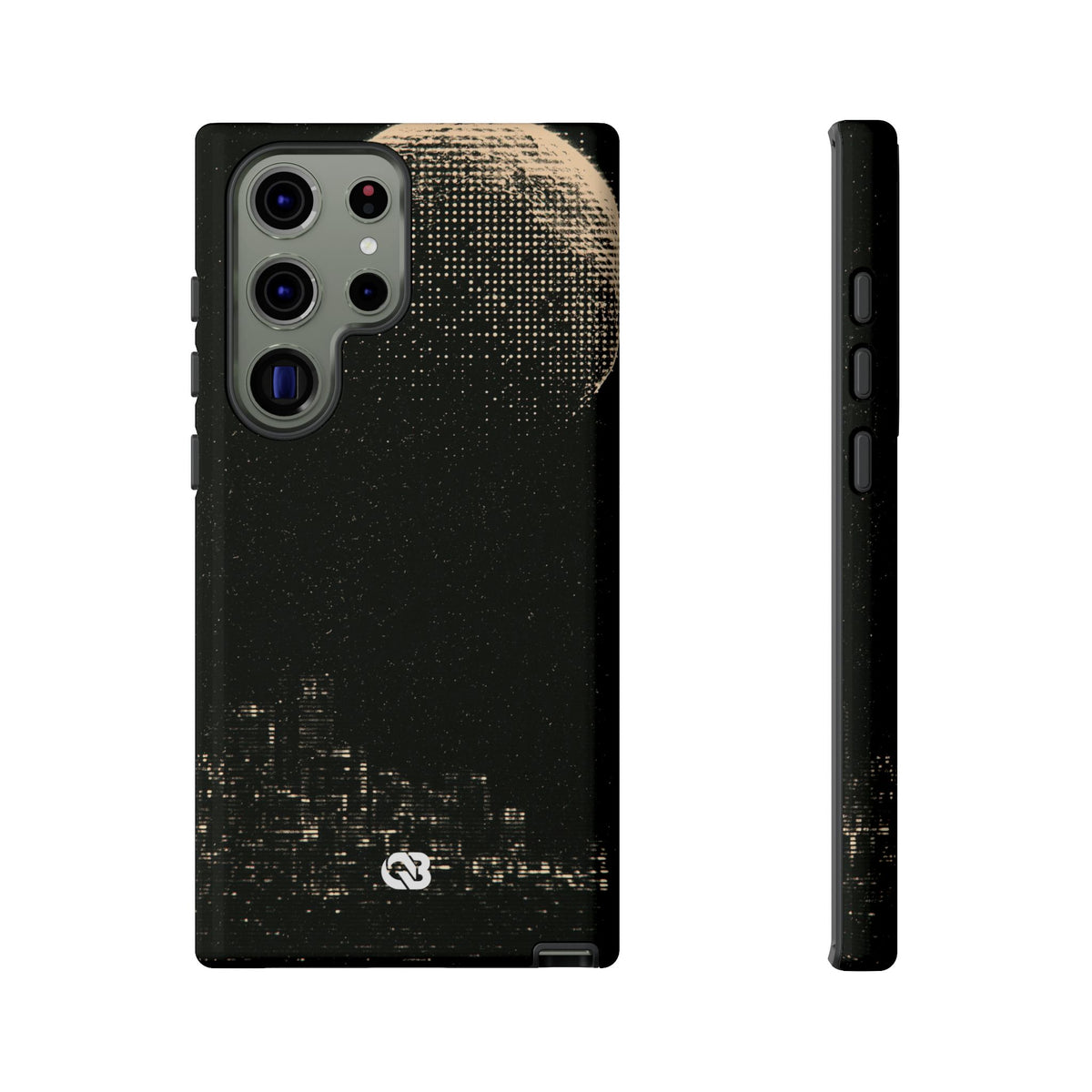 Lunar Metropolis Nocturne · Tough Phone Case for Samsung · Black