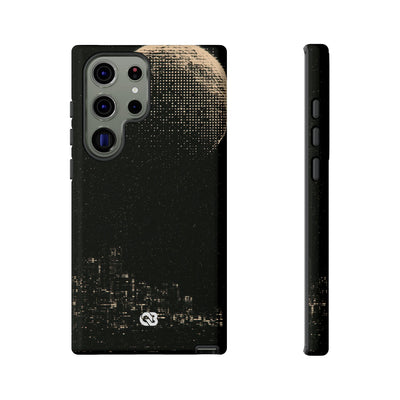 Lunar Metropolis Nocturne · Tough Phone Case for Samsung · Black