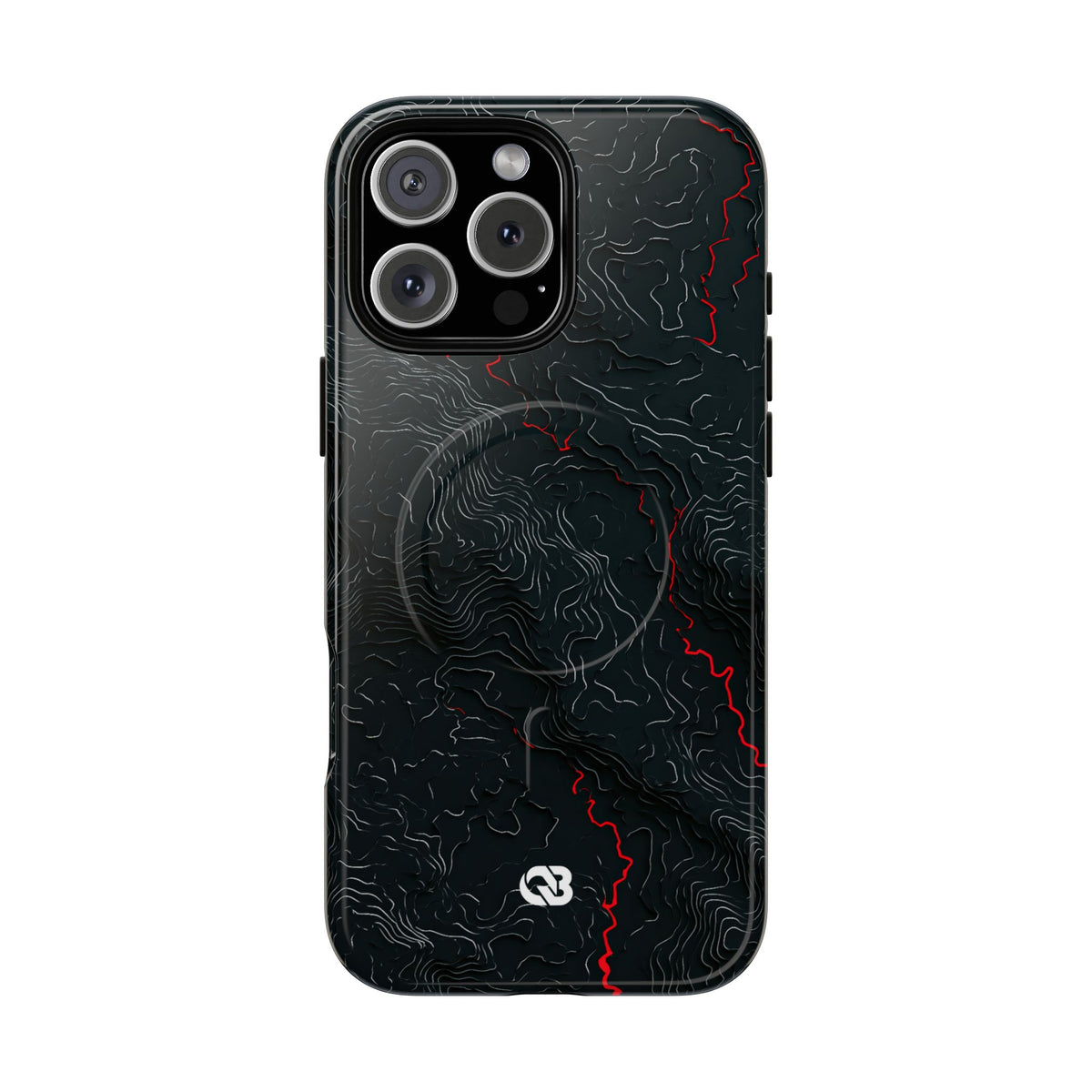 Crimson Rift · Tough 2.0 Magnetic Phone Case for iPhone · Black