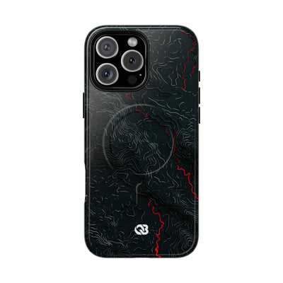 Crimson Rift · Tough 2.0 Magnetic Phone Case for iPhone · Black