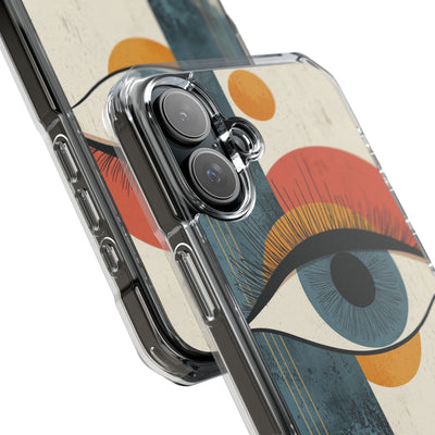 Distressed Azure Ocular · Impact Phone Case for iPhone · Magsafe