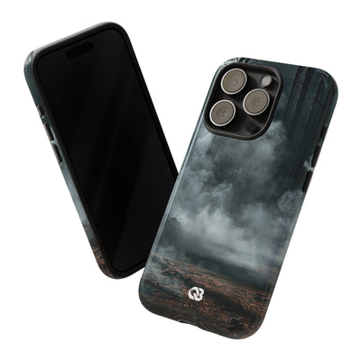 Shadowed Pine Mist · Tough Phone Case for iPhone · Black