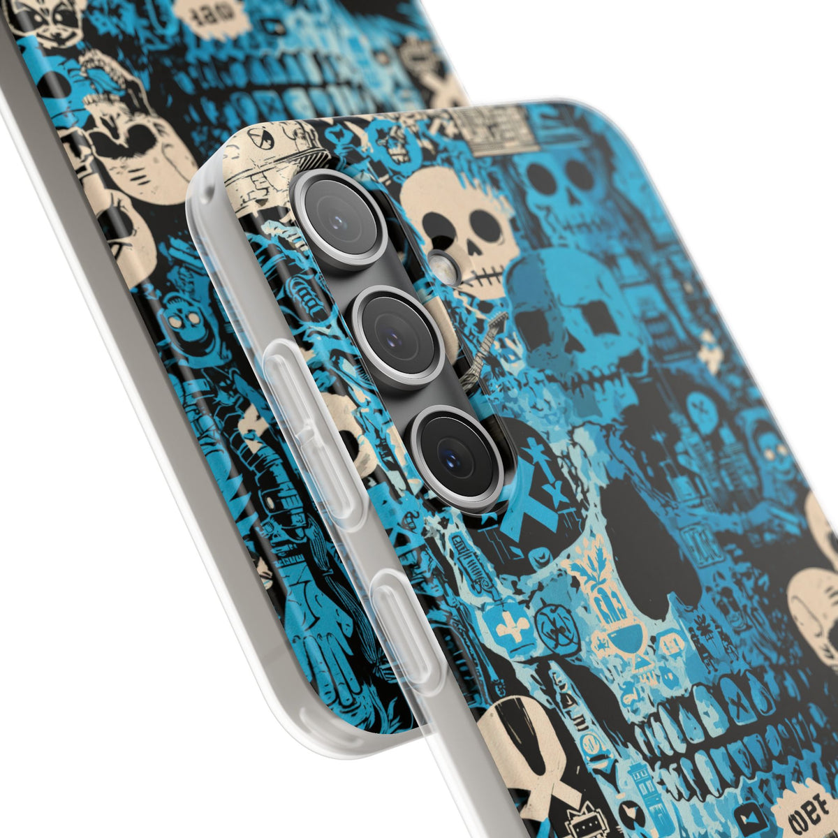 Electric Skull Graffiti · Lite Phone Case for Samsung · Blue