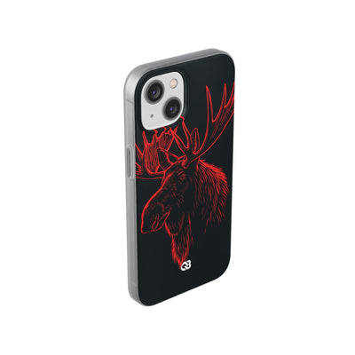 Nordic Elk · Lite Phone Case for iPhone ·  Black