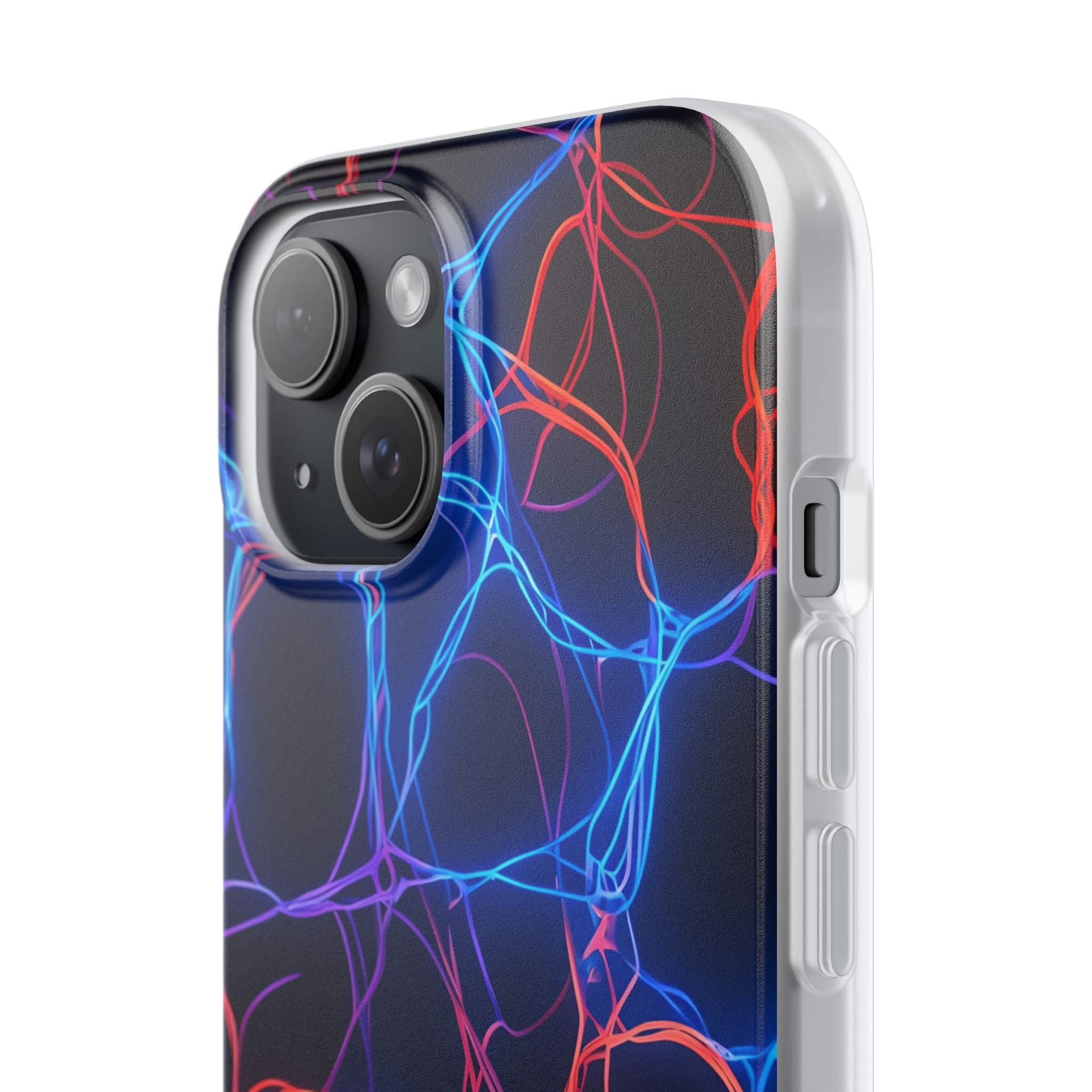 Electric Synapse Glow · Soft Handyhülle für iPhone