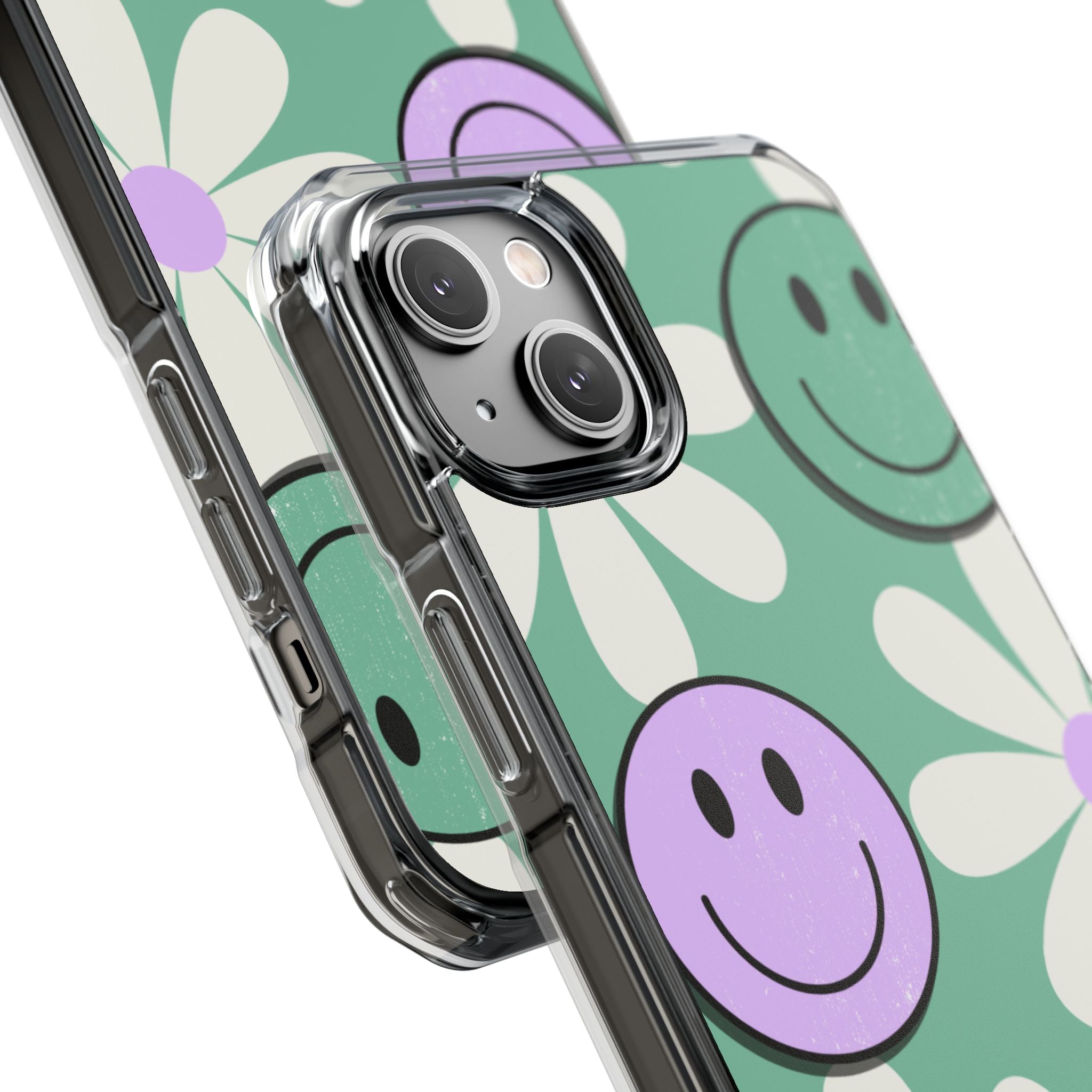 Smiley Daisy Glow iPhone 14 Plus Cover - Impact