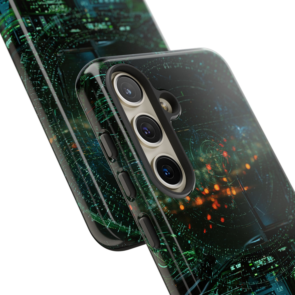 Tactical Avionics HUD · Tough Phone Case for Samsung · Green
