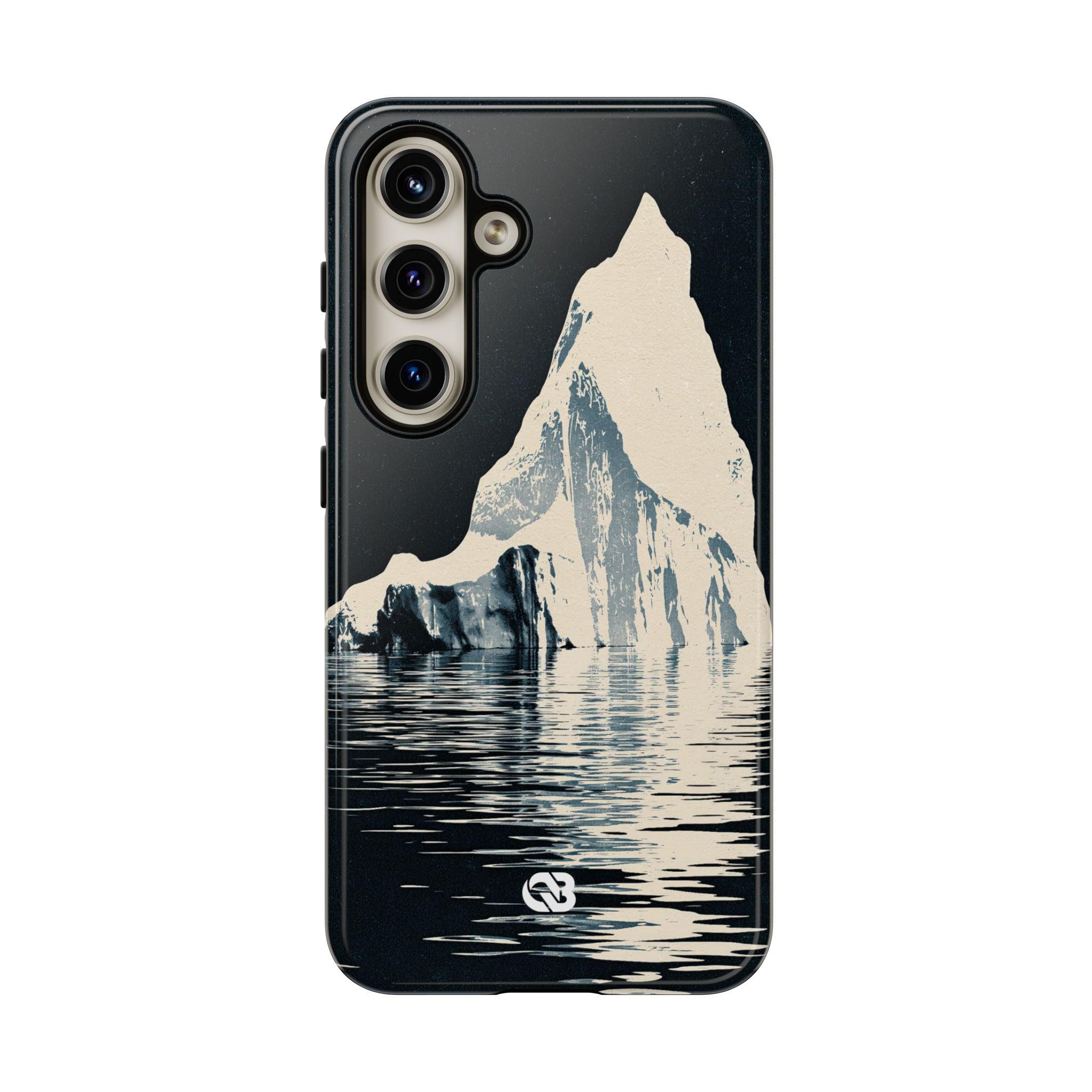 Blue Tough Phone Case for Samsung - Frozen Navy Monolith
