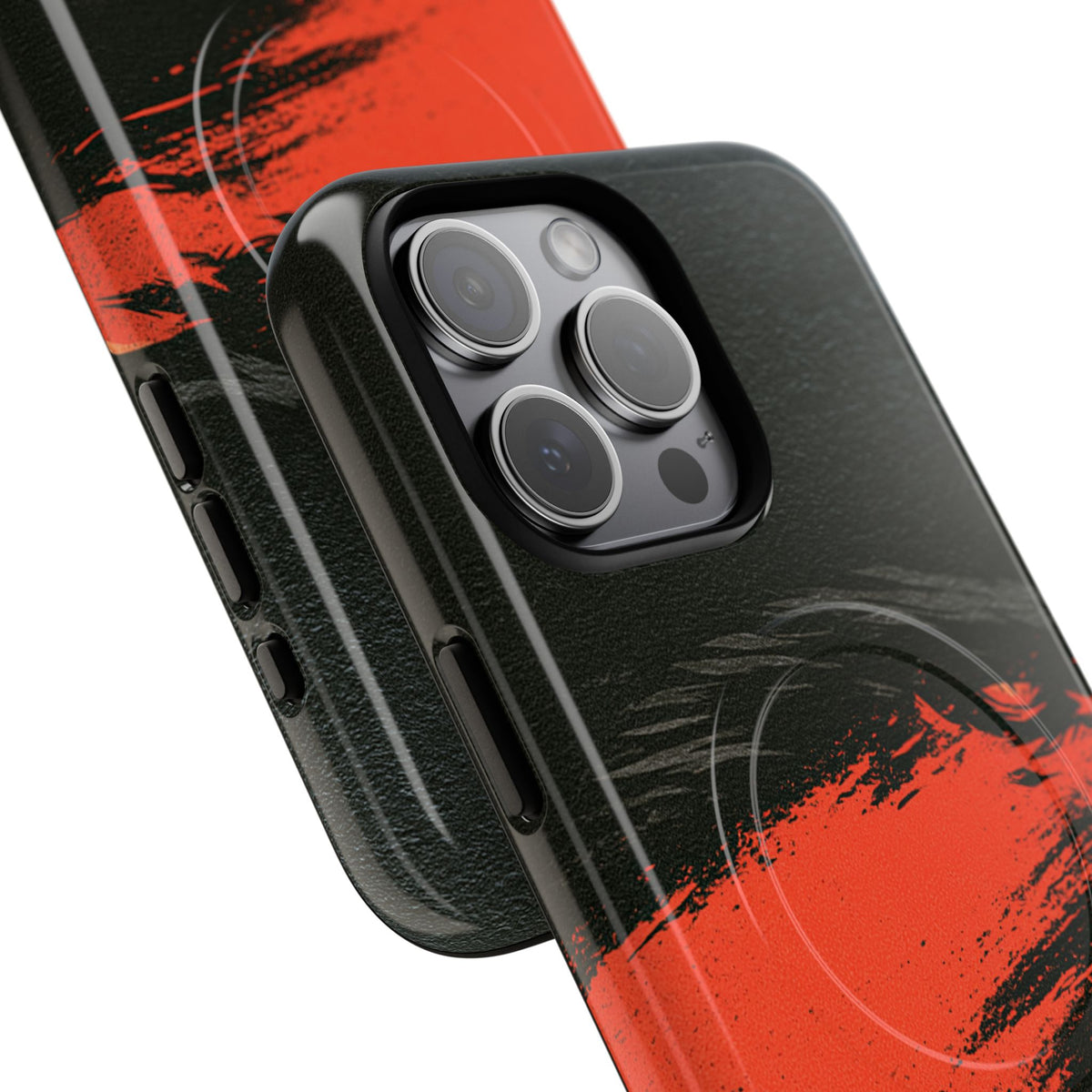 Crimson Raptor Noir · Tough 2.0 Magnetic Phone Case for iPhone · Black