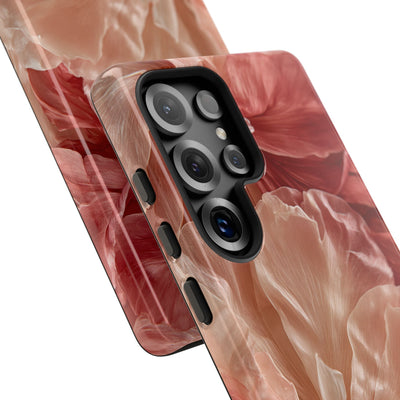 Blush Silk Bloom · Tough Phone Case for Samsung · Pink